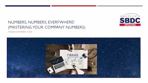 Mastering Your Company Numbers video thumbnail