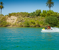 people on a jetski