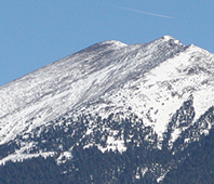 Snow covered mountains