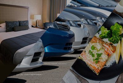 rooms, cars, food