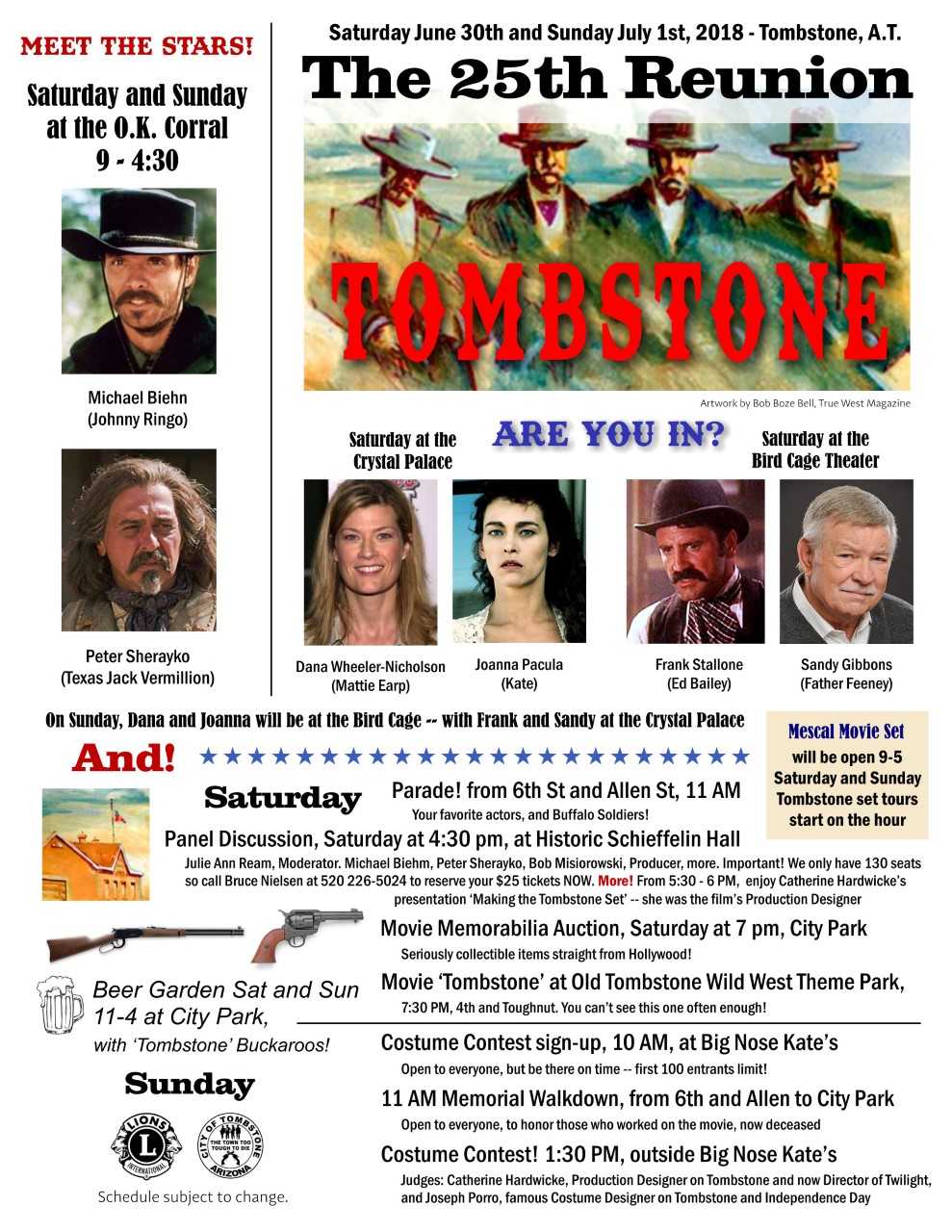 25th Reunion of Tombstone movie poster