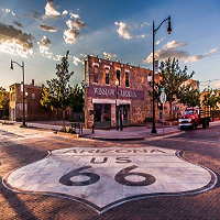 Route 66 crossroads