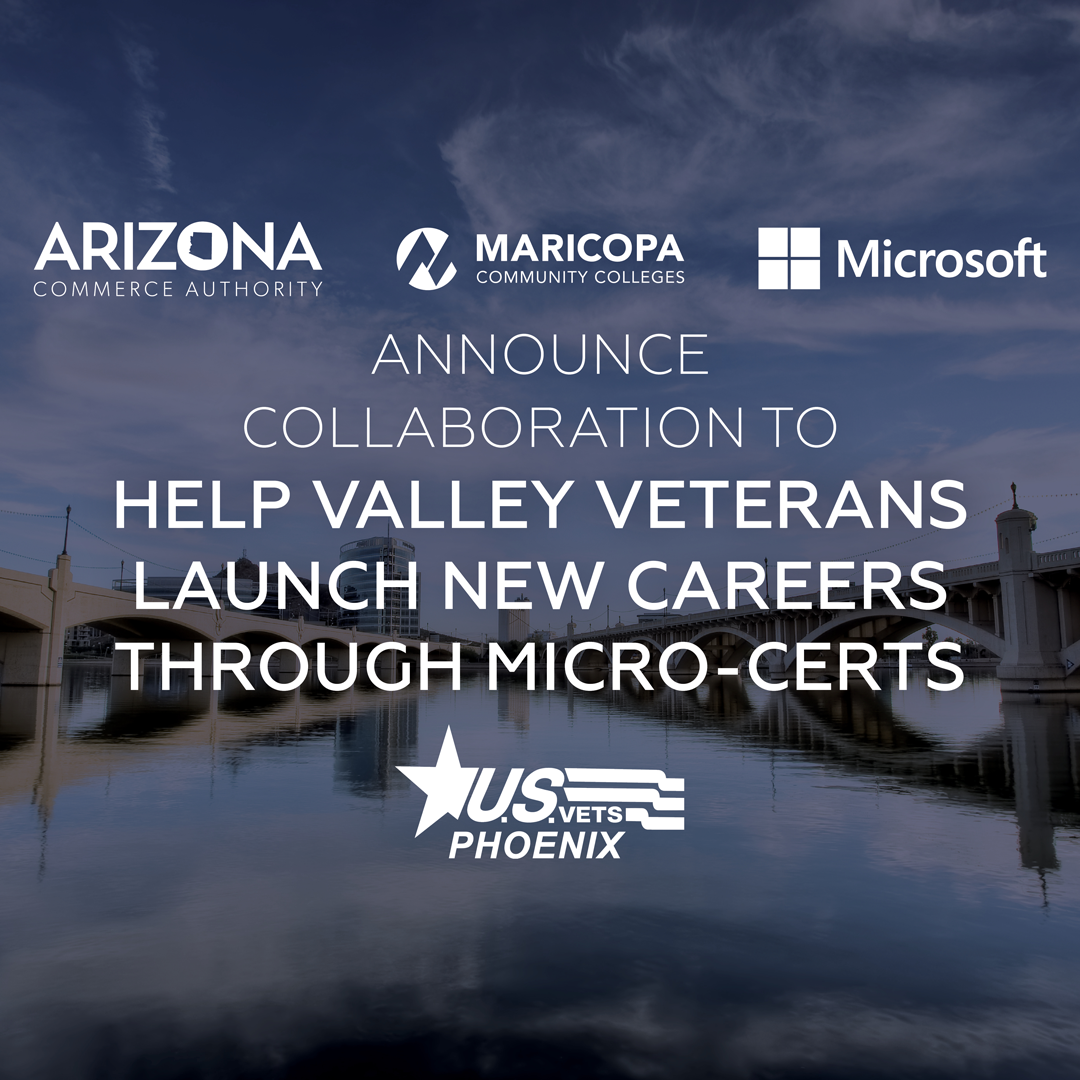 The maricopa community colleges arizona commerce authority announce