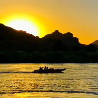 boat on lake