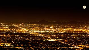 Phoenix at night