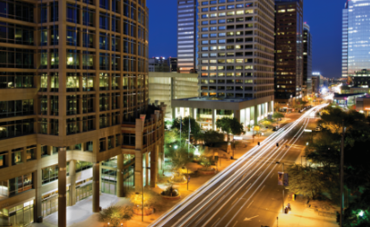 Phoenix at night