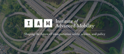IAM logo | over highway