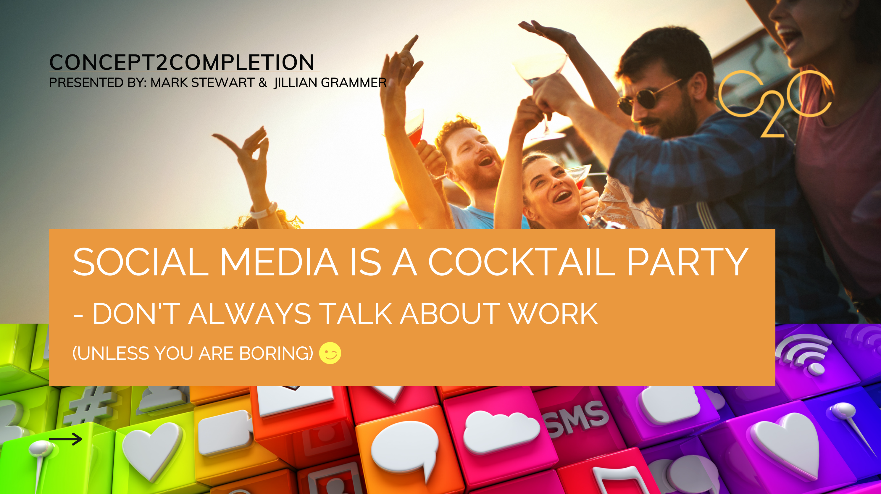 Social Media is a cocktail party Video Thumbnail