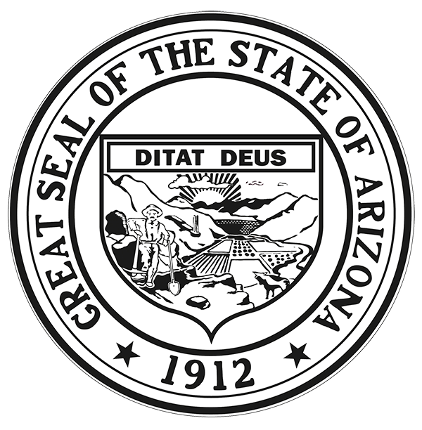 Arizona State Seal Bw