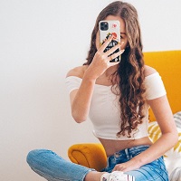 person taking a selfie