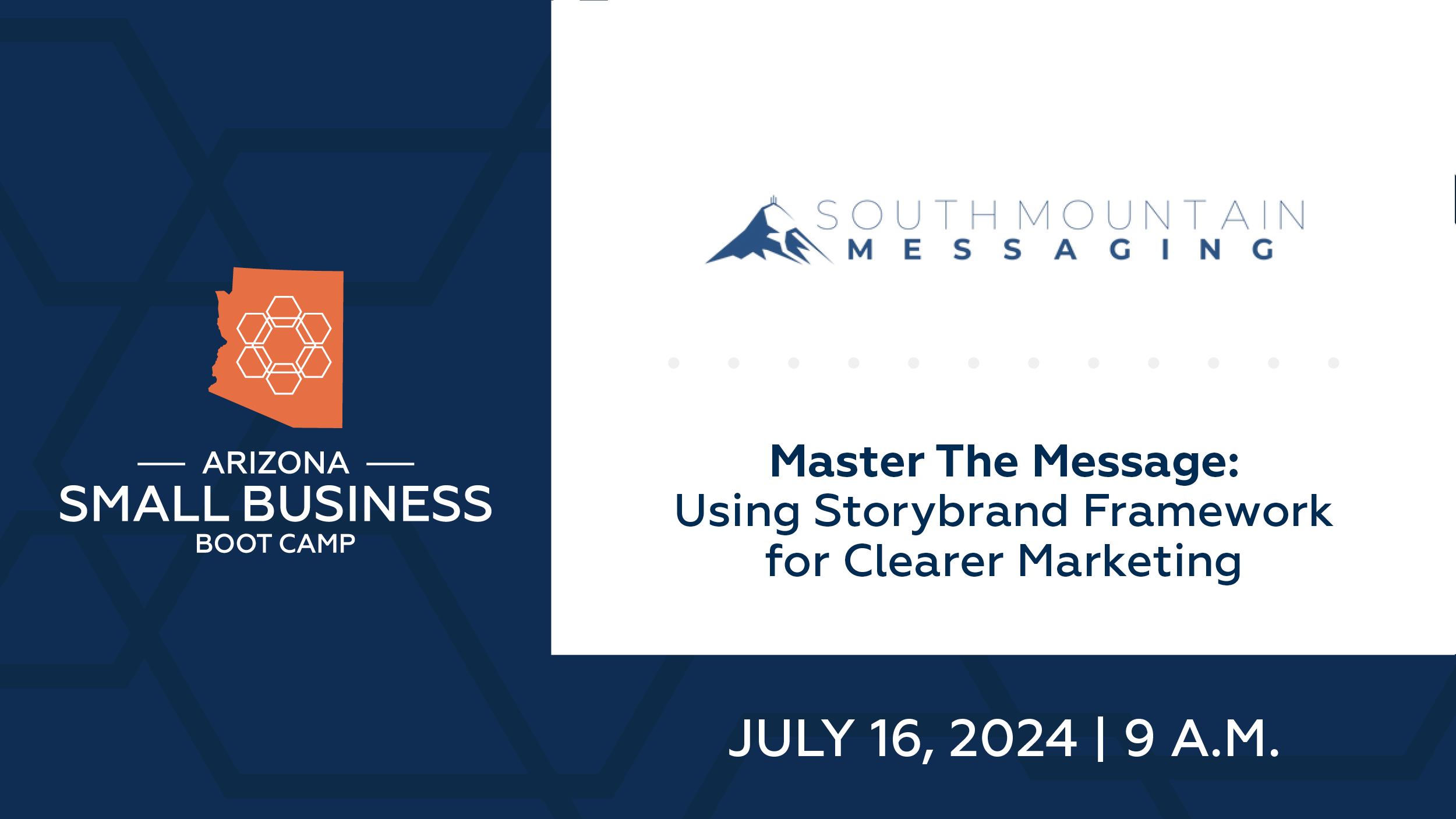 Master The Message - Use the Storybrand Framework for Clear Marketing