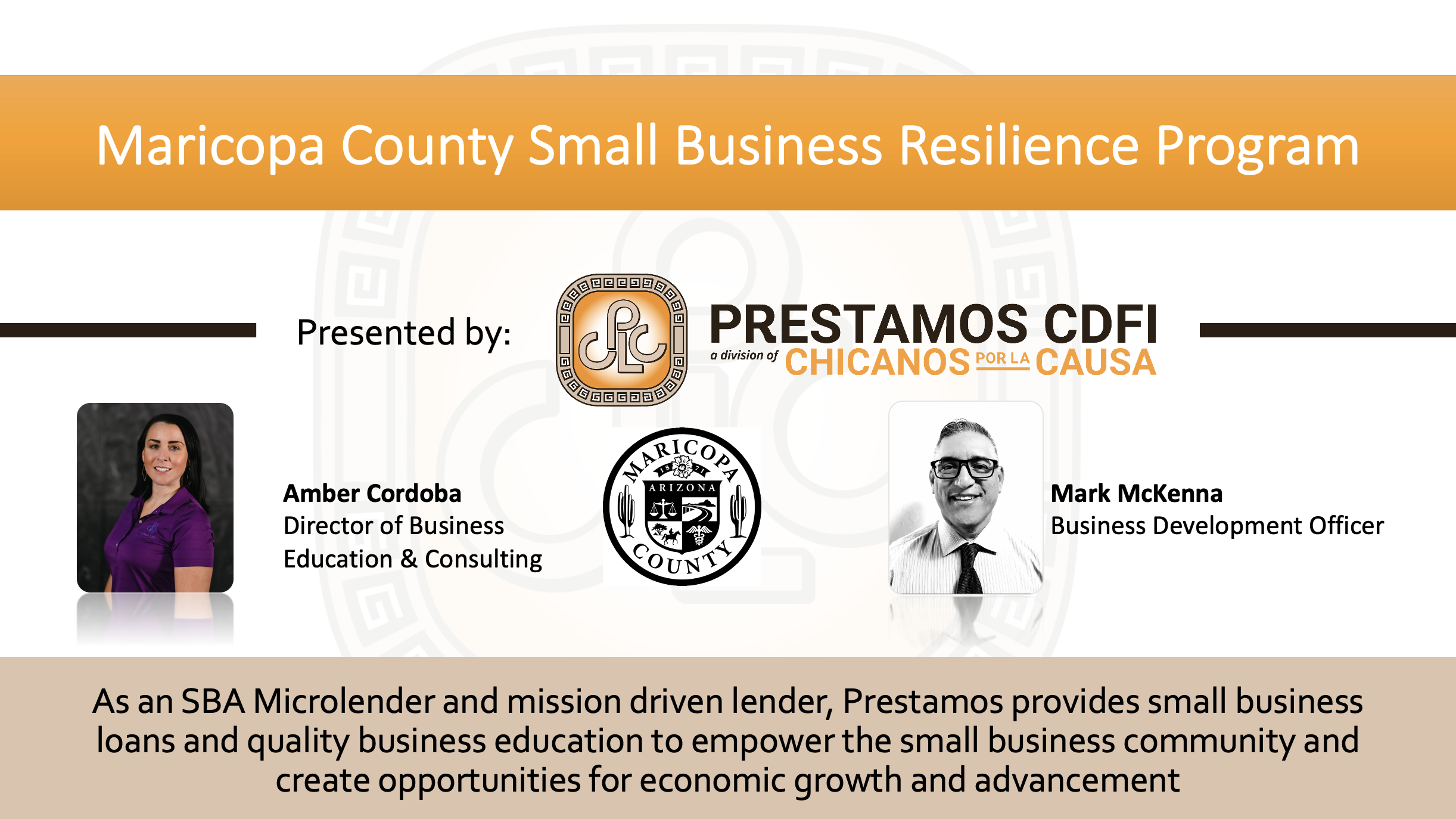 Maricopa County Small Business Resilience Program Video Thumbnail