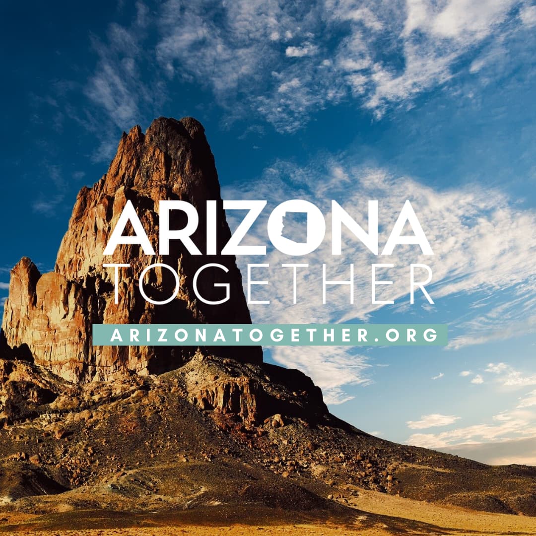 Arizona Together logo with mountain