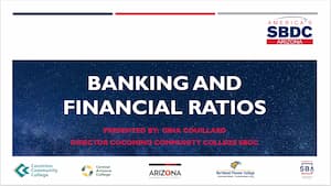 Banking and Financial Ratios for Small Business Loans video thumbnail
