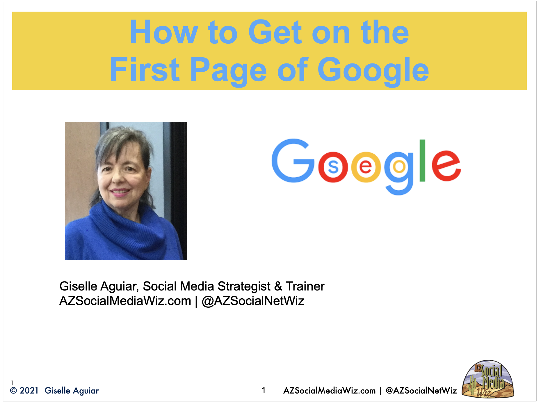 How to Get on the First page of Google Video Thumbnail